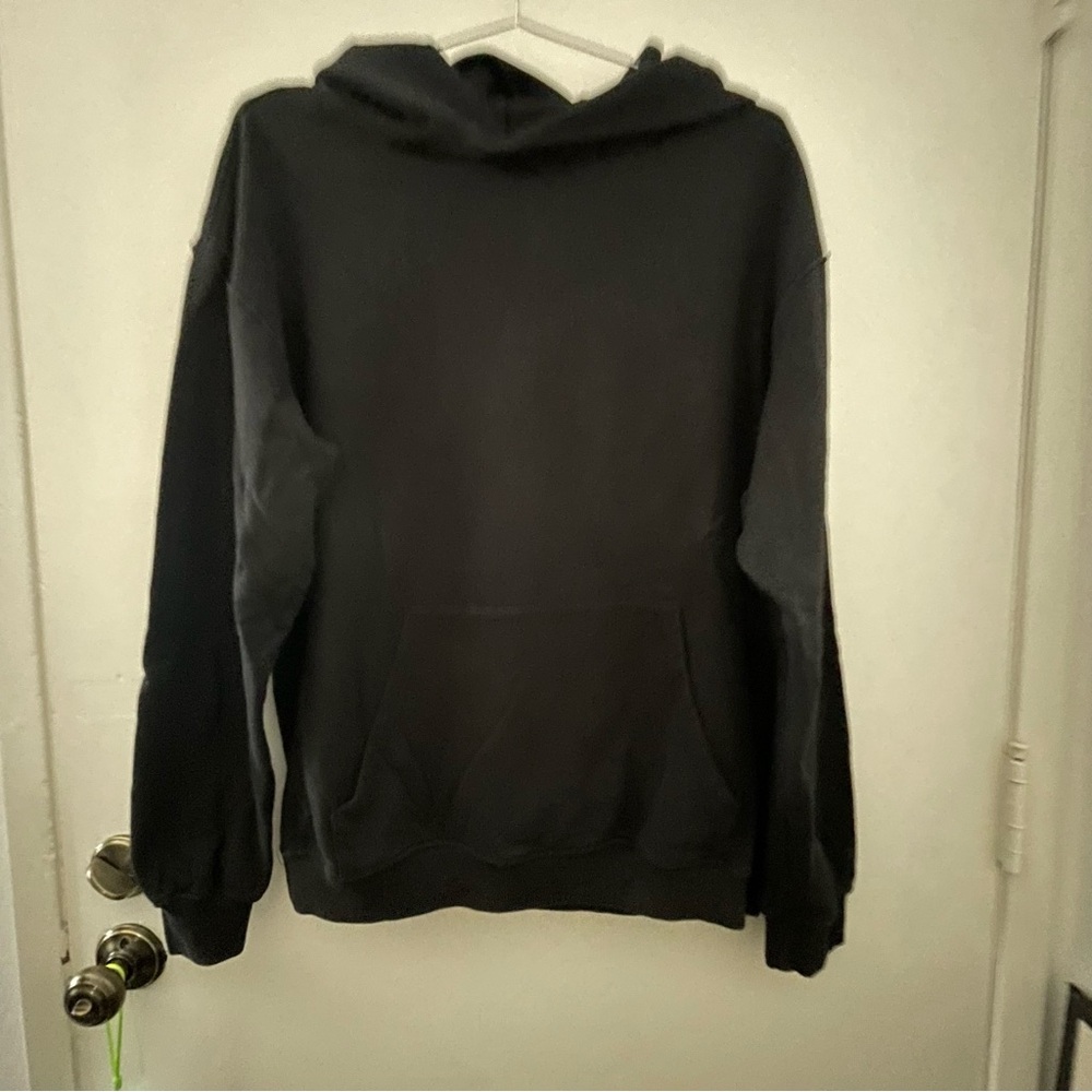 Vintage Washed Black Hoodie